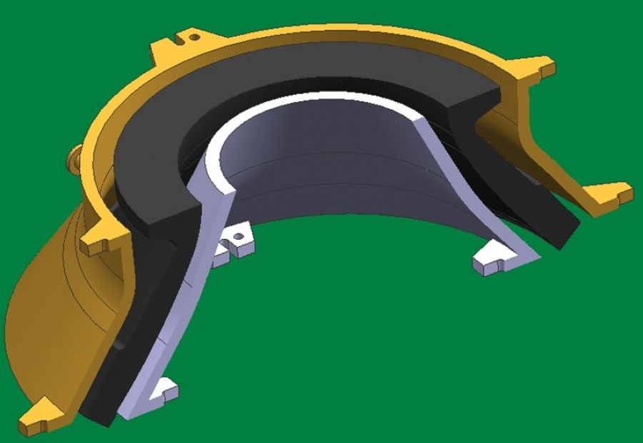 軋臼壁“鐵模覆砂”鑄造造型技術(shù)專利 軋臼壁“鐵模覆砂”鑄造造型技術(shù)專利